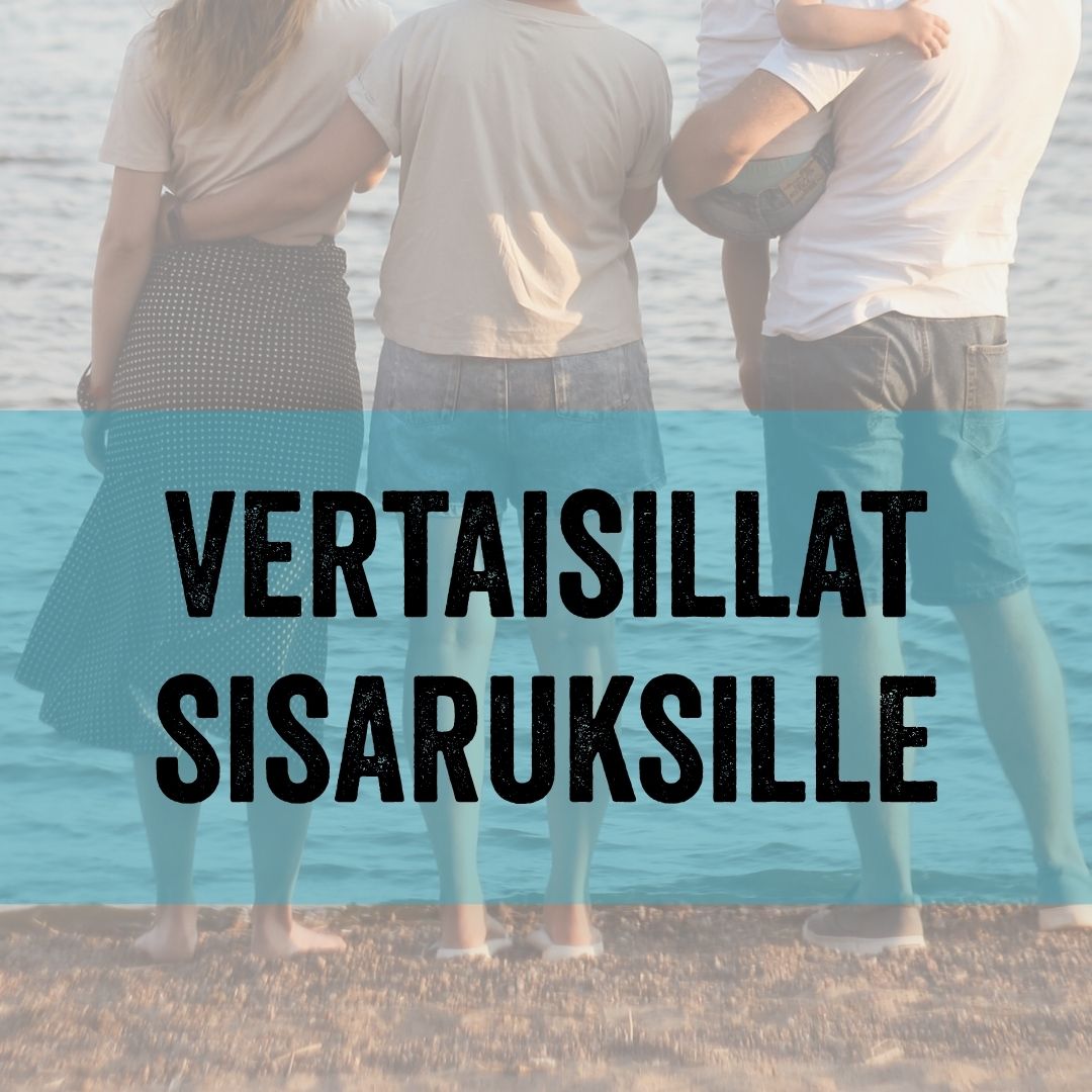 kuvassa isompi ja pienempi käsi kädessä